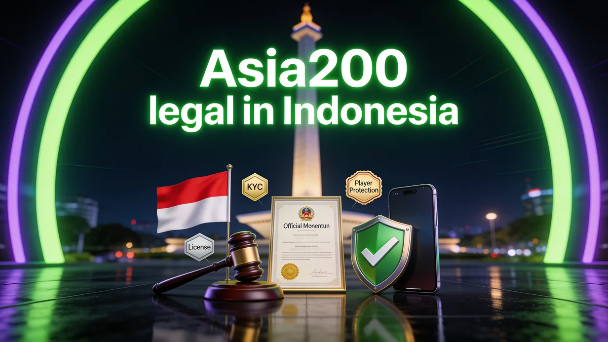 Apakah ASIA200 Legal dan Aman di Indonesia?: panduan asia200 untuk pemain di Indonesia